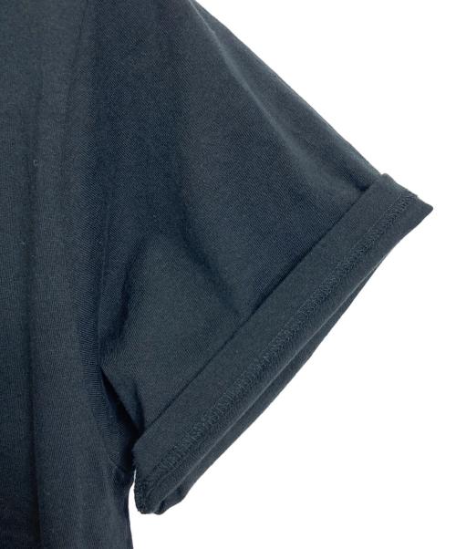 Hysteric Glamour（ヒステリックグラマー）Hysteric Glamour ONE PIECE (ワンピース) 半袖Tシャツ NICO ROBIN TIMES ニコロビン　半袖カットソー　Tシャツ　Tee  ワンピース　日本製 ブラック サイズ:L 未使用品の古着・服飾アイテム