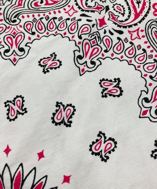 sacai（サカイ）sacai (サカイ) Bandana Set バンダナセット カラビナ付き パープル×レッド サイズ:実寸参照の古着・服飾アイテム