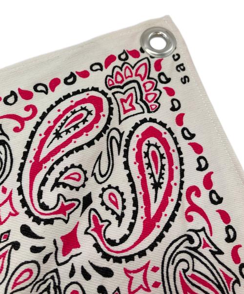 sacai（サカイ）sacai (サカイ) Bandana Set バンダナセット カラビナ付き パープル×レッド サイズ:実寸参照の古着・服飾アイテム