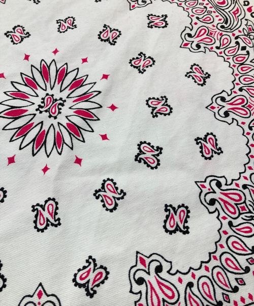 sacai（サカイ）sacai (サカイ) Bandana Set バンダナセット カラビナ付き パープル×レッド サイズ:実寸参照の古着・服飾アイテム