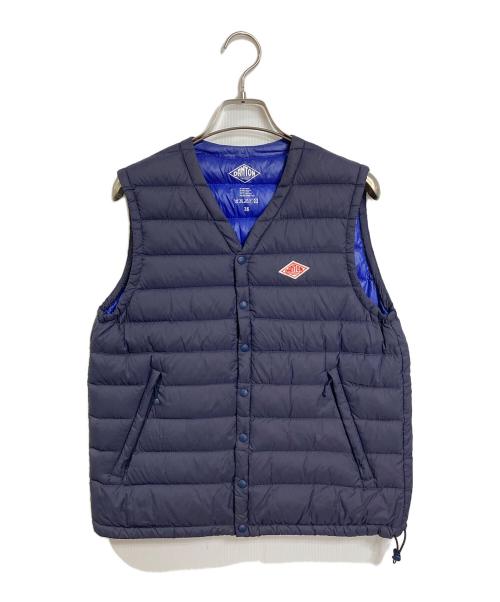 DANTON（ダントン）DANTON (ダントン) インナーダウンベスト　ダウンベスト　アウター　ライトアウター ネイビー サイズ:36の古着・服飾アイテム