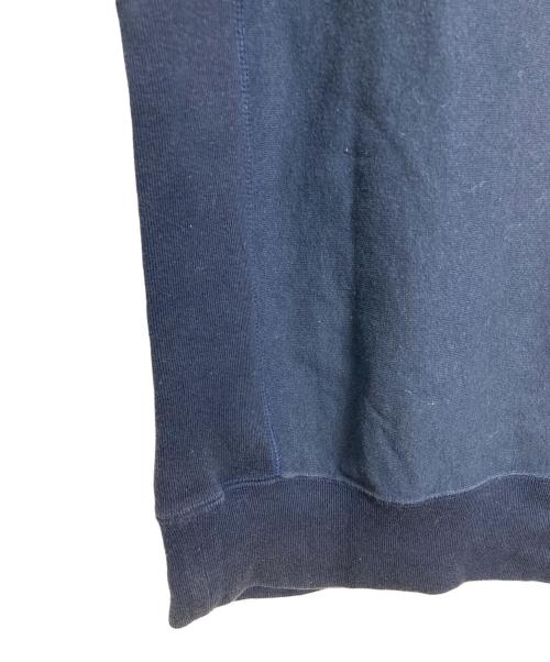 A BATHING APE（ア ベイシング エイプ）A BATHING APE (ア ベイシング エイプ) ラインストーン半袖スウェットＴシャツ　半袖スウェット　半袖カットソー　Tシャツ　Tee  日本製　90s  90年代 ネイビー サイズ:Lの古着・服飾アイテム