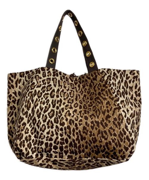 DOLCE & GABBANA（ドルチェ＆ガッバーナ）DOLCE & GABBANA (ドルチェ＆ガッバーナ) トートバッグ　レオパード　ヒョウ柄 ベージュ サイズ:実寸参照の古着・服飾アイテム