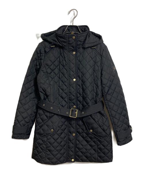 LAUREN RALPH LAUREN（ローレンラルフローレン）LAUREN RALPH LAUREN (ローレンラルフローレン) キルティングコート　フーデットコート ブラック サイズ:Sの古着・服飾アイテム