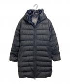 DUVETICAデュベティカ）の古着「ACE-wool ダウンコート　ロングダウンコート　ロングコート　アウター　ダブルジップ」｜グレー