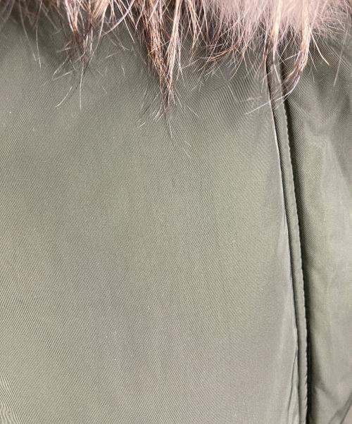 Diagram GRACE CONTINENTAL（ダイアグラム グレースコンチネンタル）Diagram GRACE CONTINENTAL (ダイアグラム グレースコンチネンタル) ロングモッズダウンコート　ロングコート　ロングダウンコート　モッズコート　アウター　ダブルジップ カーキ サイズ:36の古着・服飾アイテム