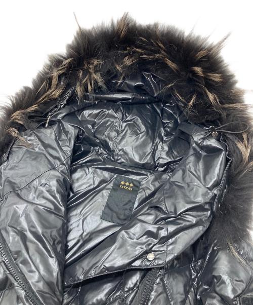 TATRAS（タトラス）TATRAS (タトラス) ラクーンファーダウンコート　ダウンコート　ロングコート　アウター　ダブルジップ ブラック サイズ:02の古着・服飾アイテム