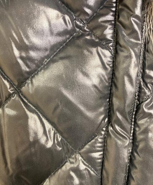 TATRAS（タトラス）TATRAS (タトラス) ラクーンファーダウンコート　ダウンコート　ロングコート　アウター　ダブルジップ ブラック サイズ:02の古着・服飾アイテム