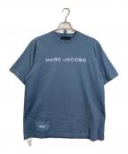 MARC JACOBSマークジェイコブス）の古着「THE BIG Tシャツ ビッグTシャツ ロゴ刺繍Tシャツ」｜ネイビー