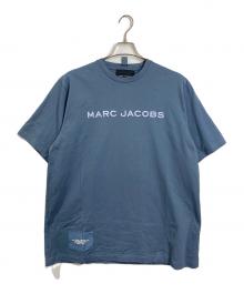 MARC JACOBS（マークジェイコブス）の古着「THE BIG Tシャツ ビッグTシャツ ロゴ刺繍Tシャツ」｜ネイビー