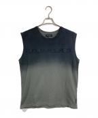 MARC JACOBSマークジェイコブス）の古着「グランジスプレーノースリーブカットソー」｜ブラック×グレー