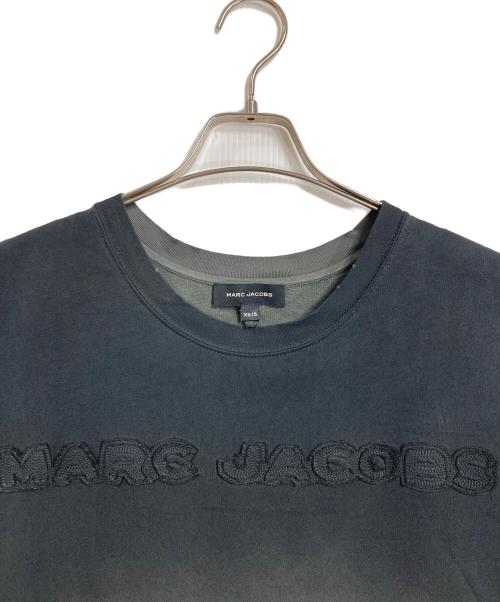 MARC JACOBS（マークジェイコブス）MARC JACOBS (マークジェイコブス) グランジスプレーノースリーブカットソー ブラック×グレー サイズ:XS/Sの古着・服飾アイテム