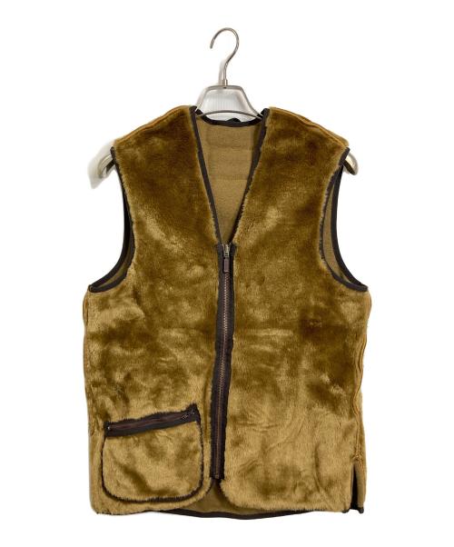 Barbour（バブアー）Barbour (バブアー) フロントジップ ファー ライナー ベスト レギュラーフィット BEDALE  BEAUFORT用　アウター　ライトアウター ベージュ サイズ:Sの古着・服飾アイテム