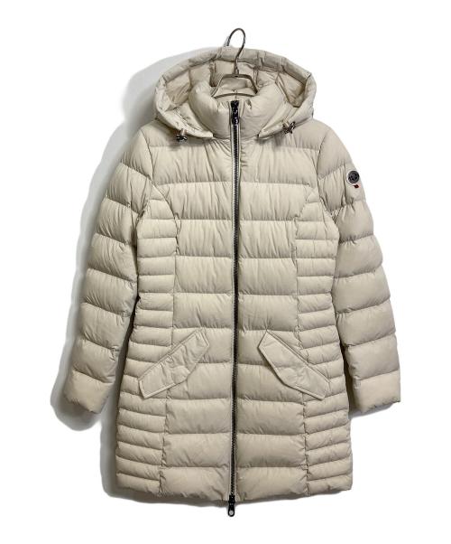 CAPE HORN（ケープホーン）CAPE HORN (ケープホーン) ダウンコート ナチュラルシェイプ ストレッチダウン　ロングコート　ロングダウンコート　アウター　ダブルジップ アイボリー サイズ:42の古着・服飾アイテム