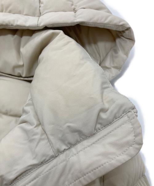 CAPE HORN（ケープホーン）CAPE HORN (ケープホーン) ダウンコート ナチュラルシェイプ ストレッチダウン　ロングコート　ロングダウンコート　アウター　ダブルジップ アイボリー サイズ:42の古着・服飾アイテム