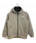 THE NORTH FACE（ザ ノース フェイス）の古着「リバーシブルテックエアーフーディ　ナイロンジャケット　アウター　ライトアウター　スポーツ　アウトドア」｜ベージュ
