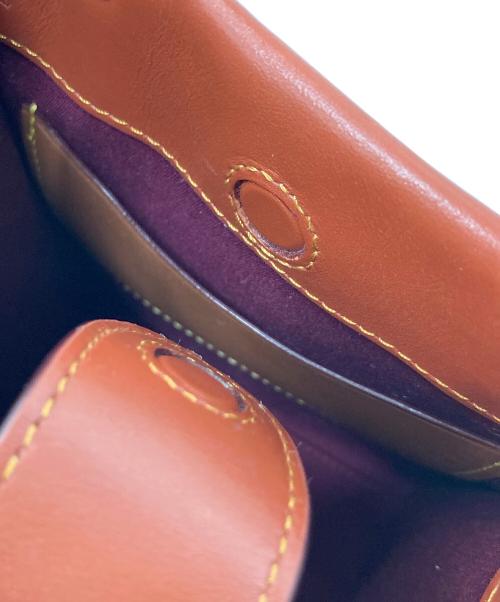 COACH（コーチ）COACH (コーチ) ミニカシントートバッグ　ミニバッグ　ハンドバッグ　トートバッグ ブラウン サイズ:実寸参照の古着・服飾アイテム