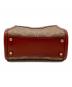 中古・古着 COACH (コーチ) ミニカシントートバッグ　ミニバッグ　ハンドバッグ　トートバッグ ブラウン サイズ:実寸参照：11000円