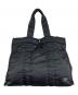 HEAD PORTER（ヘッドポーター）の古着「トートバッグ TANKER ORIGINAL TOTE BAG (L)  タンカー　日本製　トラベルバッグ」｜ブラック