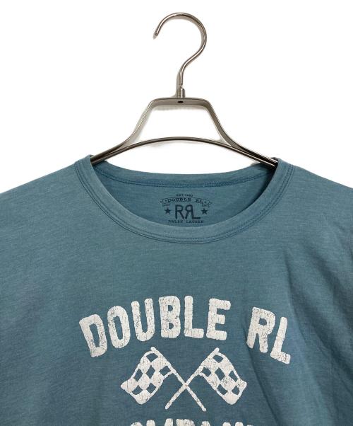 RRL（ダブルアールエル）RRL (ダブルアールエル) Tシャツ　半袖カットソー　Tee グリーン サイズ:Sの古着・服飾アイテム