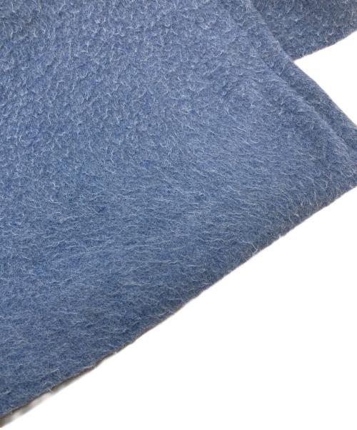 Demi-Luxe Beams（デミルクス ビームス）Demi-Luxe BEAMS (デミルクス ビームス) ナッピングウール ダブルブレストコート スカイブルー サイズ:36の古着・服飾アイテム