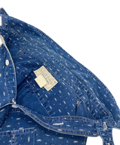 RRL（ダブルアールエル）RRL (ダブルアールエル) インディゴドットシャツ　コットンシャツ インディゴ サイズ:1の古着・服飾アイテム