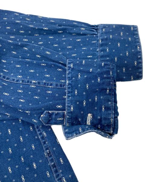 RRL（ダブルアールエル）RRL (ダブルアールエル) インディゴドットシャツ　コットンシャツ インディゴ サイズ:1の古着・服飾アイテム