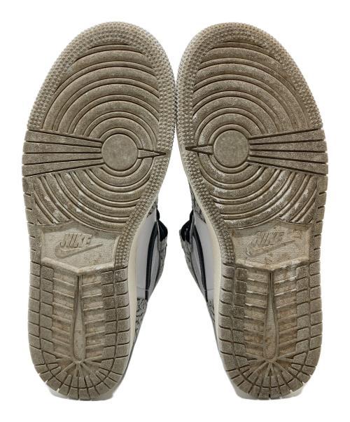 NIKE（ナイキ）NIKE (ナイキ) ORDAN BRAND GS Air Jordan 1 High OG White Cement  エアジョーダン1 ハイ OG 'ホワイト セメント'  グレー×ブラック サイズ: US5の古着・服飾アイテム