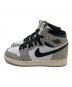 NIKE (ナイキ) ORDAN BRAND GS Air Jordan 1 High OG White Cement  エアジョーダン1 ハイ OG 'ホワイト セメント'  グレー×ブラック サイズ: US5：9000円