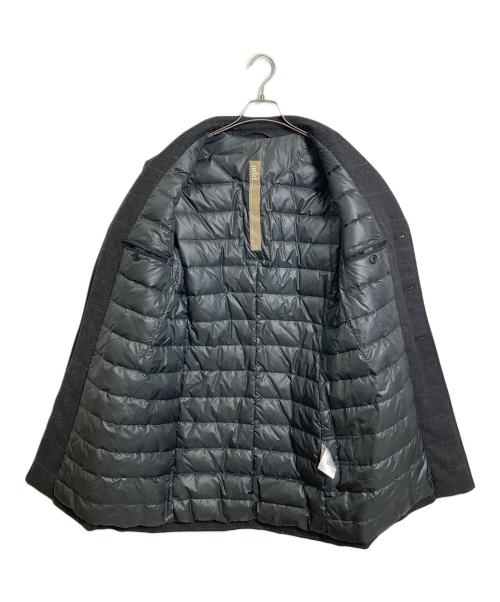 add（エーディーディー）ADD (エーディーディー) チェスターウールダウンコート　ダウンコート　チェスターコート グレー サイズ:46の古着・服飾アイテム