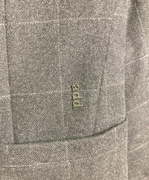 add（エーディーディー）ADD (エーディーディー) チェスターウールダウンコート　ダウンコート　チェスターコート グレー サイズ:46の古着・服飾アイテム