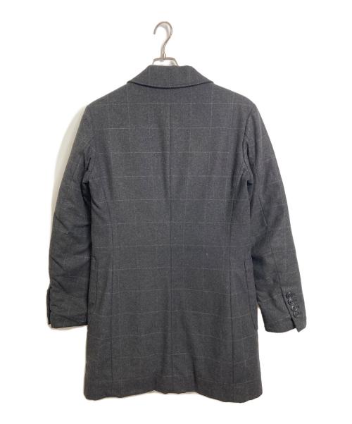 add（エーディーディー）ADD (エーディーディー) チェスターウールダウンコート　ダウンコート　チェスターコート グレー サイズ:46の古着・服飾アイテム