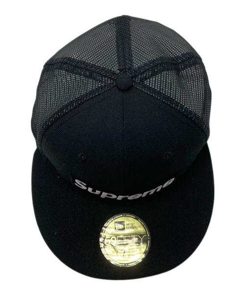 SUPREME（シュプリーム）SUPREME (シュプリーム) New Era (ニューエラ) 22SS Box Logo Mesh Back New Era ブラック サイズ:7 3/8の古着・服飾アイテム
