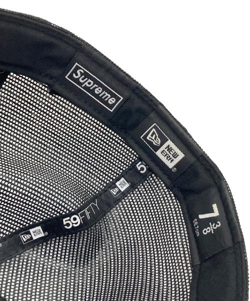 SUPREME（シュプリーム）SUPREME (シュプリーム) New Era (ニューエラ) 22SS Box Logo Mesh Back New Era ブラック サイズ:7 3/8の古着・服飾アイテム