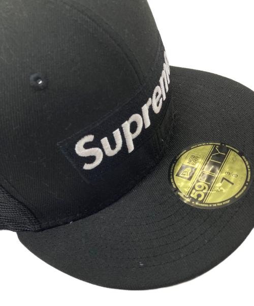 SUPREME（シュプリーム）SUPREME (シュプリーム) New Era (ニューエラ) 22SS Box Logo Mesh Back New Era ブラック サイズ:7 3/8の古着・服飾アイテム