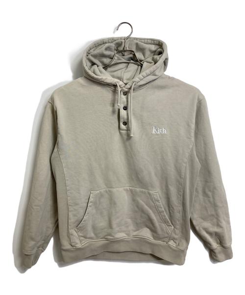 KITH（キス）KITH (キス) スナップボタンパーカー　フーディ グレー サイズ:Mの古着・服飾アイテム