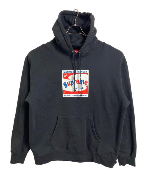 SUPREME（シュプリーム）Supreme (シュプリーム) Shine Hooded Sweatshirt フーデッドスウェットシャツ　フーディ　パーカー　21SS  カナダ製 ブラック サイズ:XLの古着・服飾アイテム