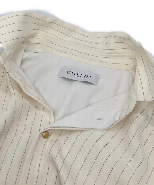 CULLNI（クルニ）CULLNI (クルニ) レイヤードシャツ　ストライプ　デザインシャツ アイボリー サイズ:1の古着・服飾アイテム