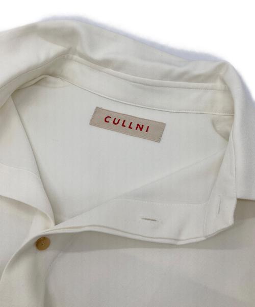 CULLNI（クルニ）CULLNI (クルニ) Ribbon Tie Shirt  リボンタイシャツ　半袖シャツ　日本製 ホワイト サイズ:2の古着・服飾アイテム