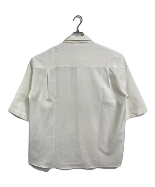 CULLNI（クルニ）CULLNI (クルニ) Ribbon Tie Shirt  リボンタイシャツ　半袖シャツ　日本製 ホワイト サイズ:2の古着・服飾アイテム