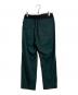 CULLNI (クルニ) TUCK STRAIGHT EASY TROUSERS ナイロン混パンツ ベージュ×グリーン サイズ:1：7000円