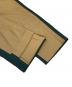中古・古着 CULLNI (クルニ) TUCK STRAIGHT EASY TROUSERS ナイロン混パンツ ベージュ×グリーン サイズ:1：7000円