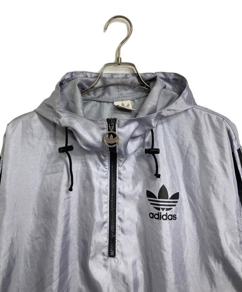 adidas（アディダス）adidas (アディダス) 【古着】アノラックパーカー　80s　80年代 パープル サイズ:Lの古着・服飾アイテム