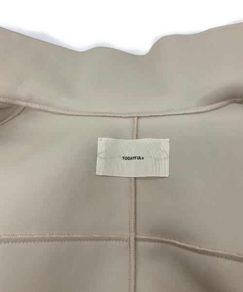 TODAYFUL（トゥデイフル）TODAYFUL (トゥデイフル) Standcollar Boa Jacket スタンドカラーボアジャケット　ボアコート　アウター　 アイボリー サイズ:38 未使用品の古着・服飾アイテム