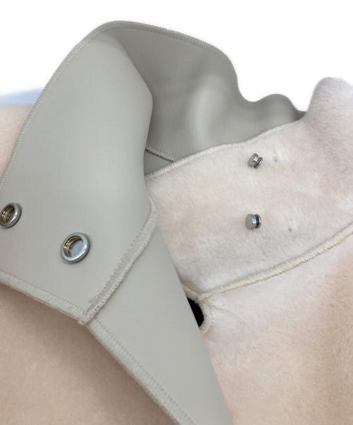 TODAYFUL（トゥデイフル）TODAYFUL (トゥデイフル) Standcollar Boa Jacket スタンドカラーボアジャケット　ボアコート　アウター　 アイボリー サイズ:38 未使用品の古着・服飾アイテム