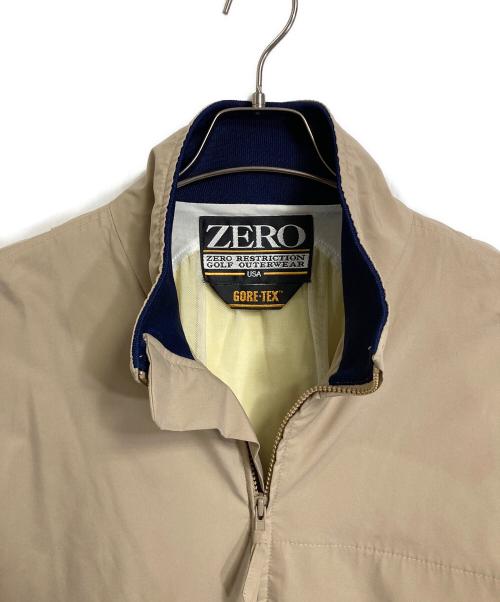 ZERO RESTRICTION（ゼロ リストリクション）ZERO RESTRICTION (ゼロ リストリクション) 【古着】90’Ｓゴアテックスブルゾン　アウター　ライトアウター　GORE-TEX　90年代 ベージュ サイズ:Lの古着・服飾アイテム