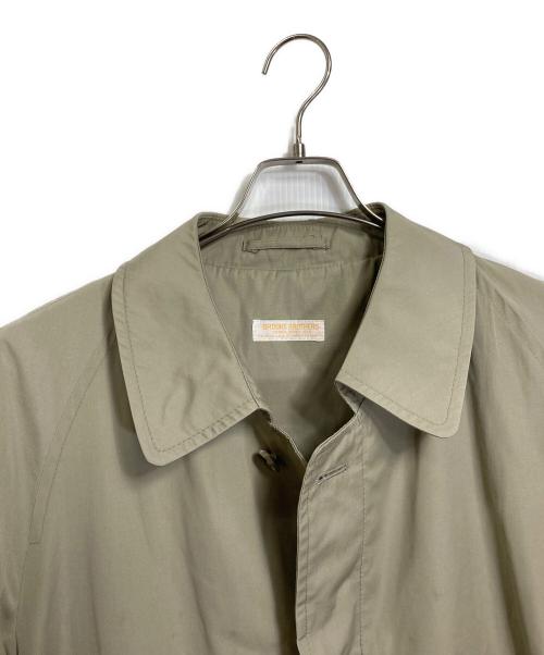 BROOKS BROTHERS（ブルックスブラザーズ）BROOKS BROTHERS (ブルックスブラザーズ) 【古着】70’S～80’Sステンカラーコート　アウター　ライトアウター　USA製 金タグ ベージュ サイズ:実寸参照の古着・服飾アイテム