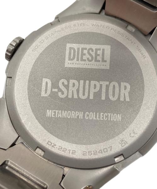 DIESEL（ディーゼル）DIESEL (ディーゼル) 腕時計 D-Sruptor Stainless Steel Watch  リストウォッチ　アナログ グリーン サイズ:実寸参照の古着・服飾アイテム