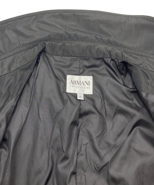 ARMANI EXCHANGE（アルマーニ エクスチェンジ）ARMANI EXCHANGE (アルマーニ エクスチェンジ) 中綿コート　ロングコート　アウター ブラック サイズ:40の古着・服飾アイテム