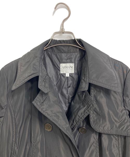 ARMANI EXCHANGE（アルマーニ エクスチェンジ）ARMANI EXCHANGE (アルマーニ エクスチェンジ) 中綿コート　ロングコート　アウター ブラック サイズ:40の古着・服飾アイテム